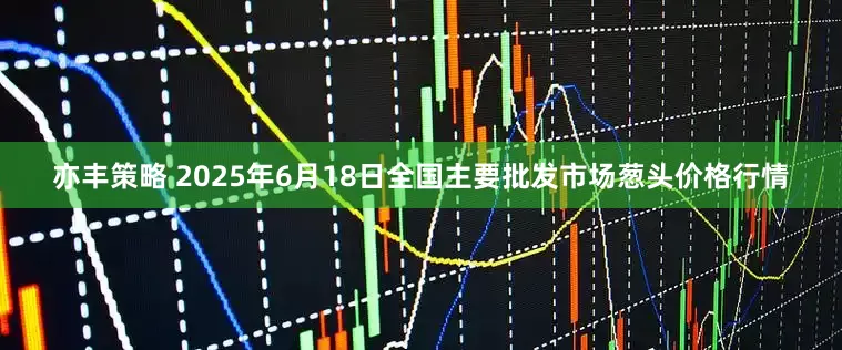 亦丰策略 2025年6月18日全国主要批发市场葱头价格行情