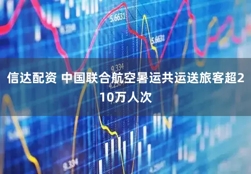 信达配资 中国联合航空暑运共运送旅客超210万人次